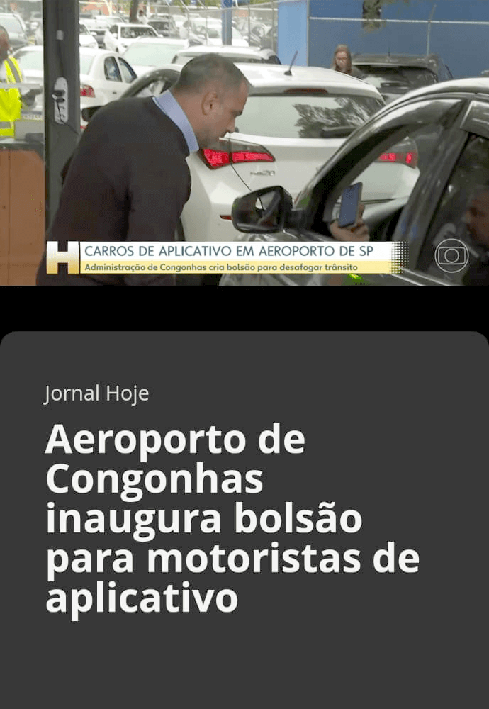 bolsão carros aeroporto